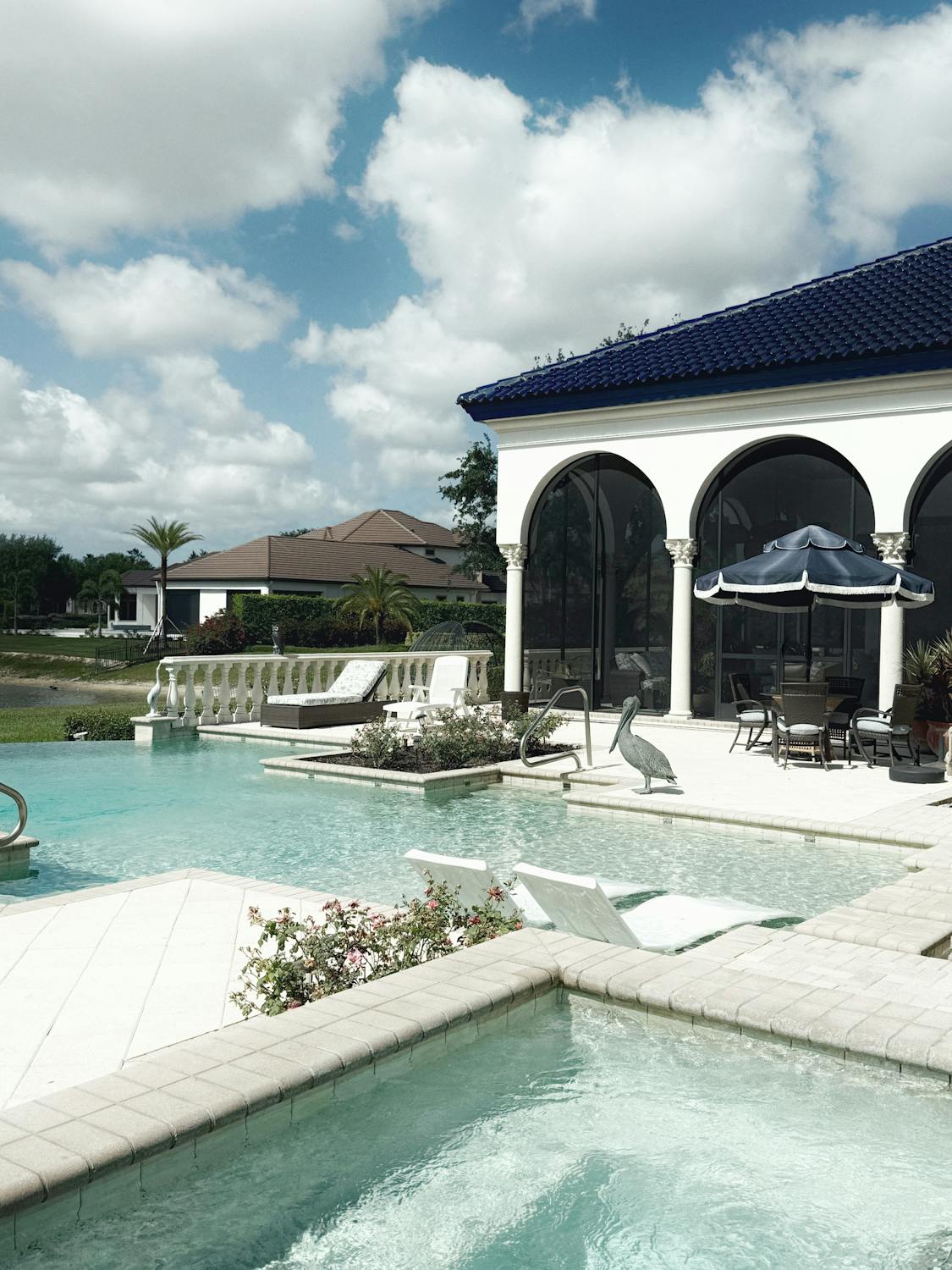 Elegant residential property exterior